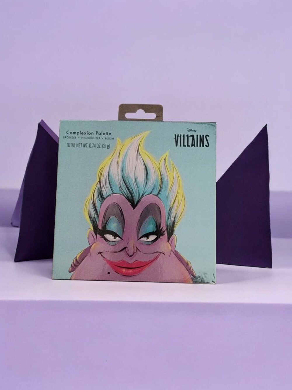 Disney Villains Ursula Complexion Palette – Bronzer, Highlighter & Blush (New)